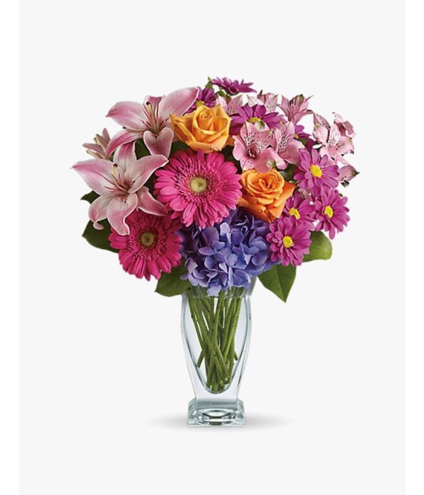 Chrysanthemums and roses bouquet